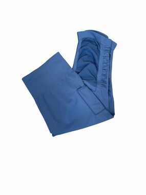 Under Control 2X Blue Capri Leggings Activewear Yoga Workout Athleisure Pockets